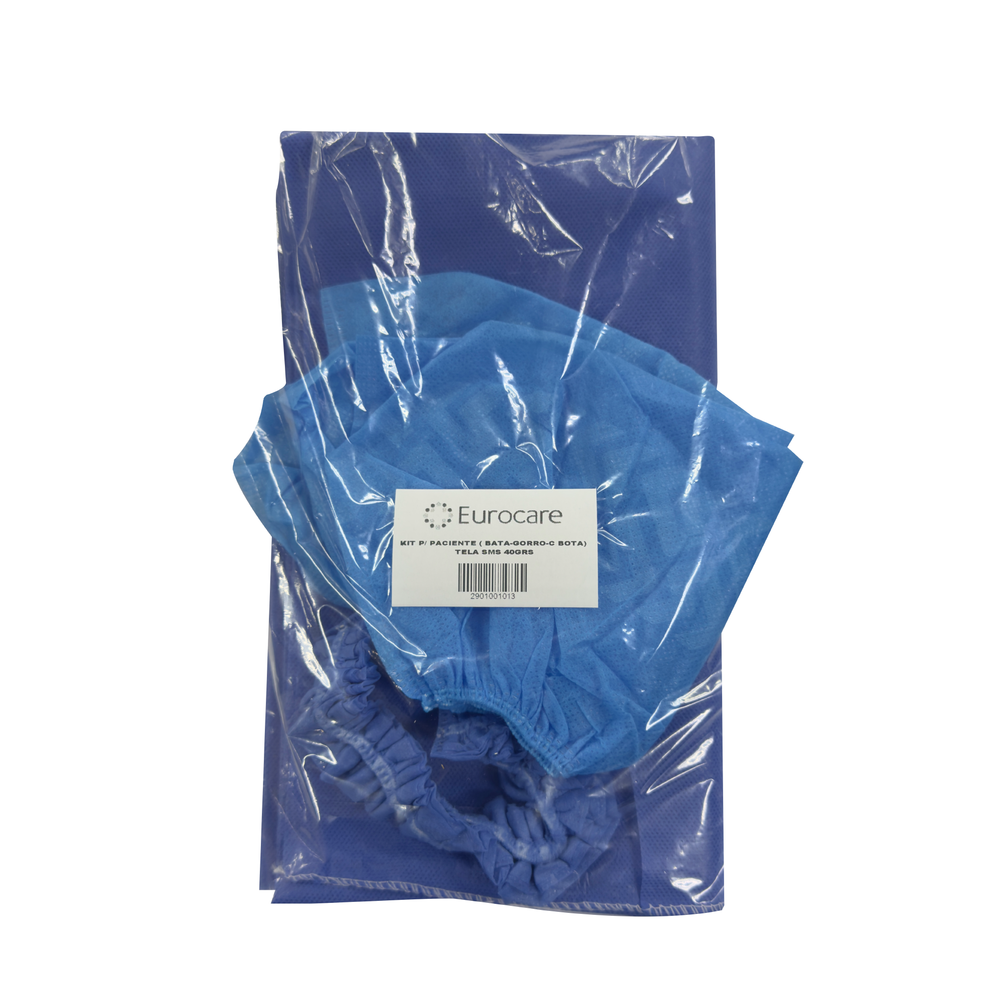 KIT P/ PACIENTE ( BATA-GORRO-C BOTA)- TELA SMS 40GRS X UND